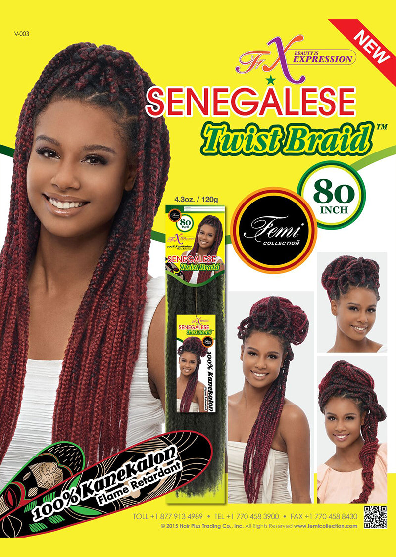 26inch Senegalese Twist Braids Hair Synthetic Braiding Hair Small Twis –  unionbeauty